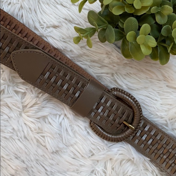 Loft Woven Belt 💗 Dark Taupe - Picture 3 of 11